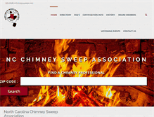 Tablet Screenshot of ncchimneysweeps.com